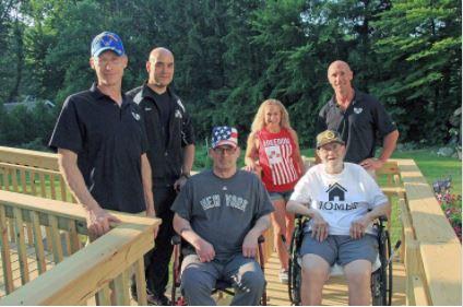 The Gym Comes to The Rescue Again! Homes For Veterans Father and Son
