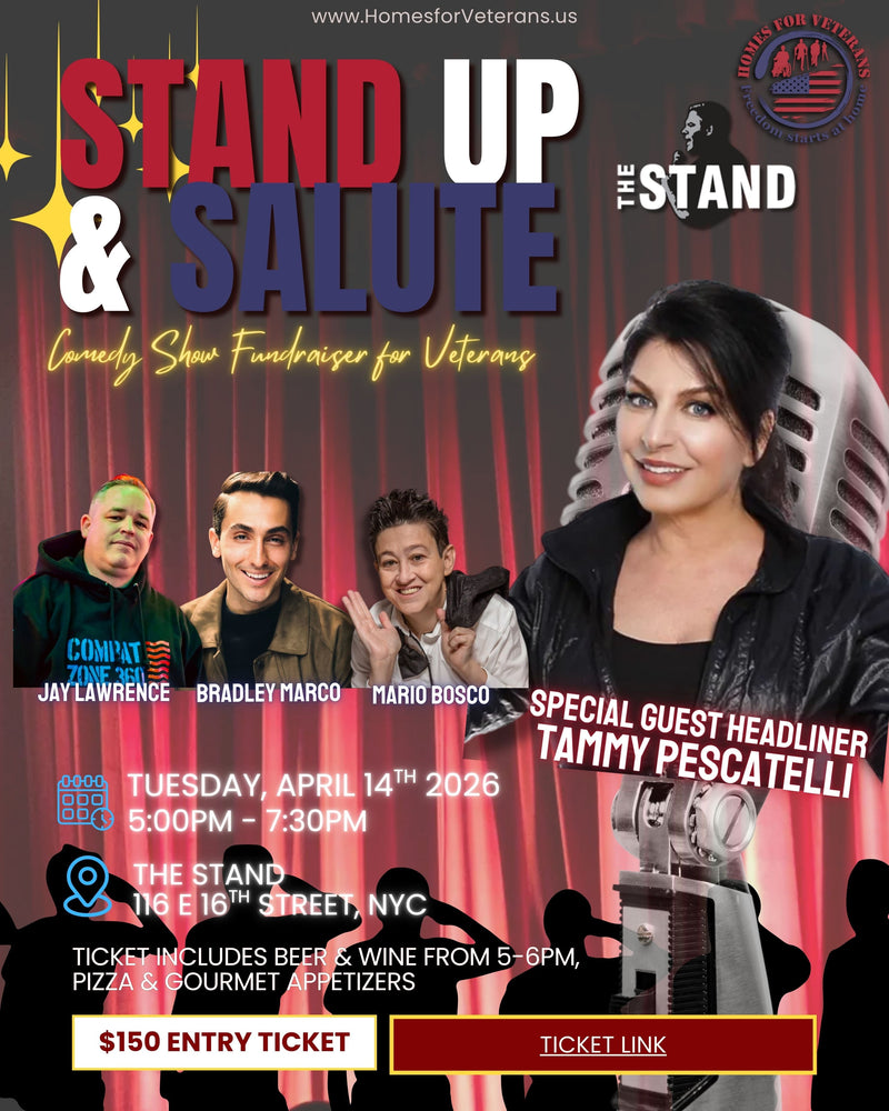 04.14.26 STAND UP & SALUTE 2026 | Comedy Show Fundraiser at The Stand in NYC